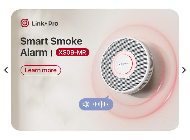 Trådløs røykvarsler med talevarsling