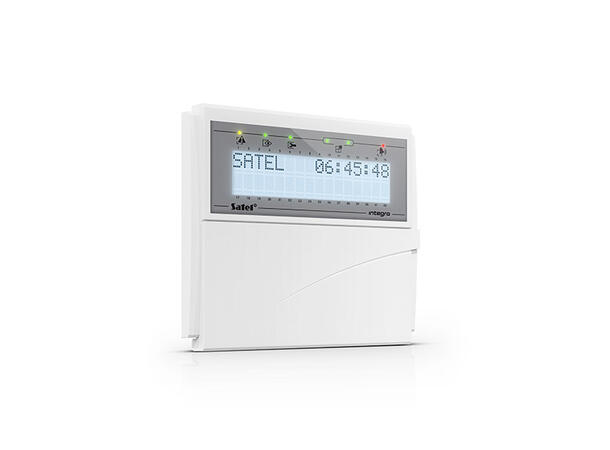LCD tastatur til Integra med lokk uten kortleser, hvitt display