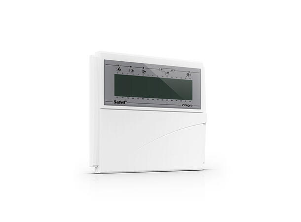LCD tastatur til Integra med lokk uten kortleser, hvitt display