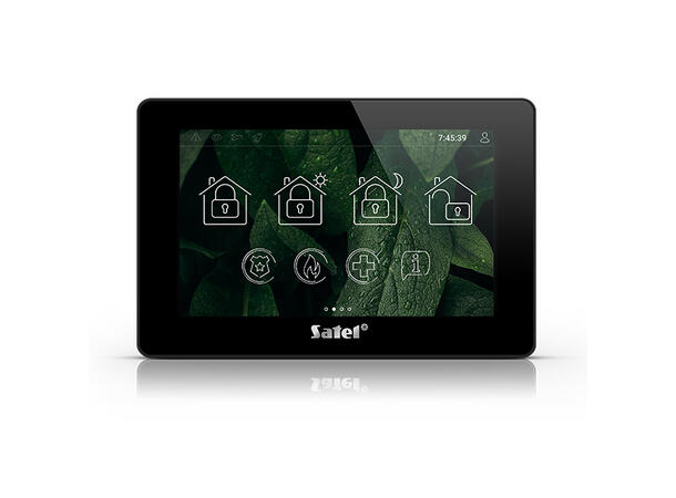 Touchtastatur Integra/Perfecta 7", Sort uten kortleser