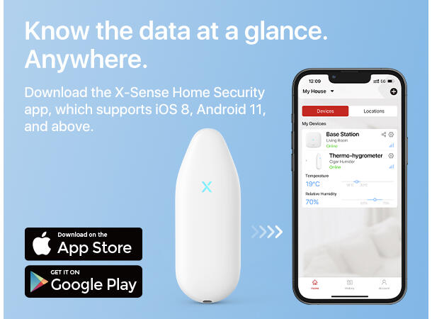Trådløs temperaturdetektor