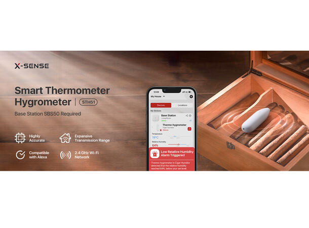 Trådløs temperaturdetektor