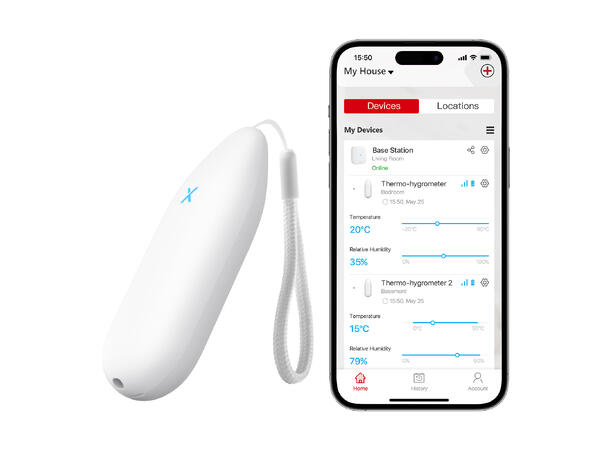 Trådløs temperaturdetektor