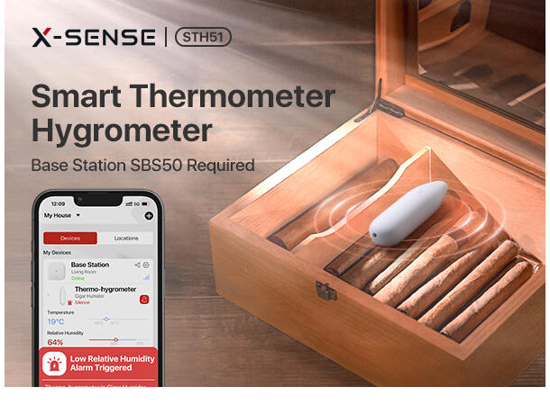 Trådløs temperaturdetektor