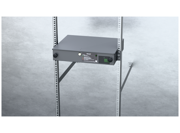 UPS med 300W kapasitet for rack- 230VAC plass til 2x20Ah batteri(medfølger ikke)