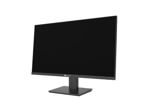 27" LED monitor, 1920x1080 VGA/HDMI/DisplayPort, 2 høyttalere