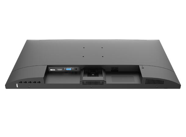 27" LED monitor, 1920x1080 VGA/HDMI/DisplayPort, 2 høyttalere