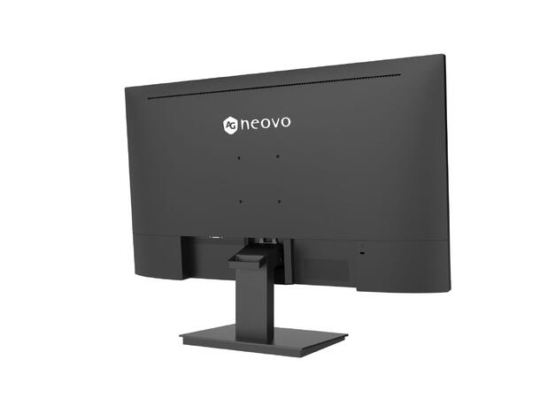 27" LED monitor, 1920x1080 VGA/HDMI/DisplayPort, 2 høyttalere