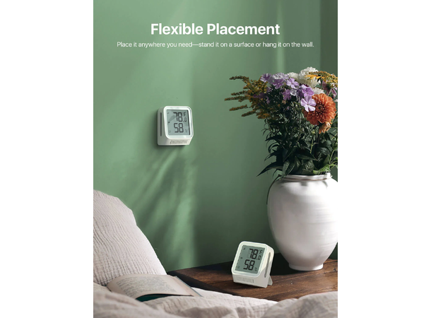 Trådløs temperatur/fuktighetsmåler - 3st