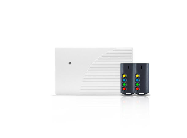 4 kanals radiomottaker med 2stk T-4 fjernkontroll