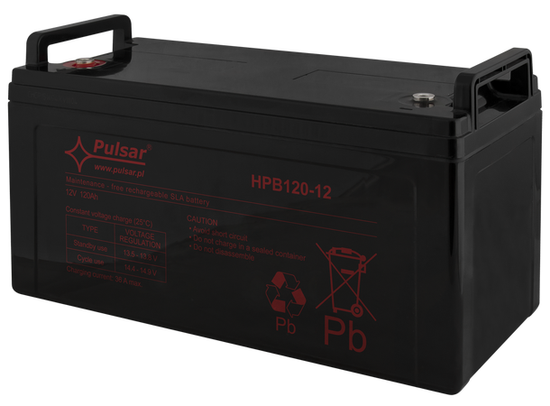 Blybatteri, 12V, 120Ah - 5-8 år