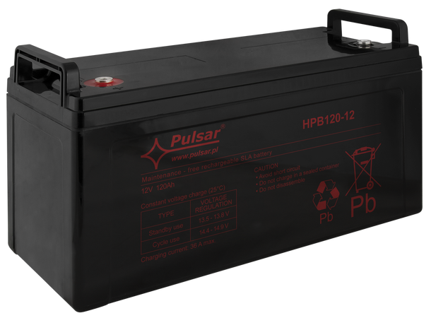 Blybatteri, 12V, 120Ah - 5-8 år