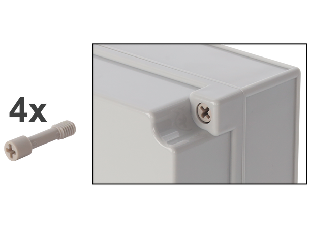 Plastkabinett 170x170x110 - IP66