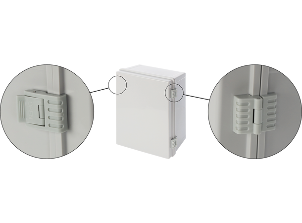 Plastkabinett 400x300x200 - IP66