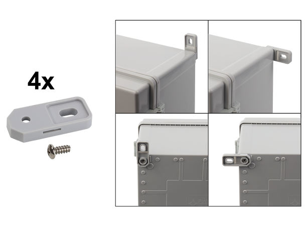 Plastkabinett 400x300x200 - IP66