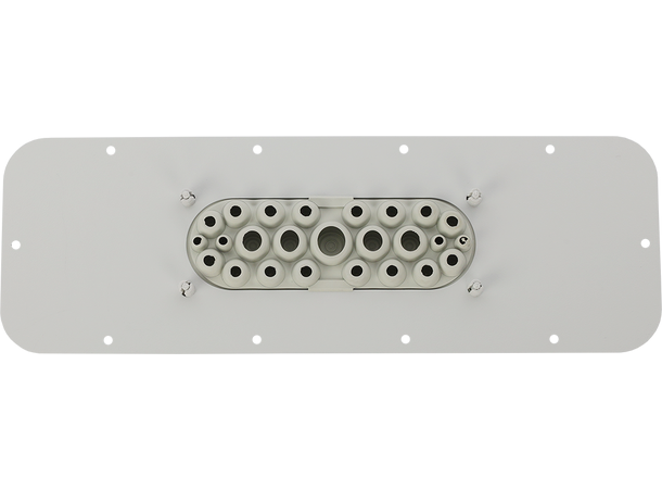 Plate med gummimembran for AWOH kabinett 25 gjennomføringer