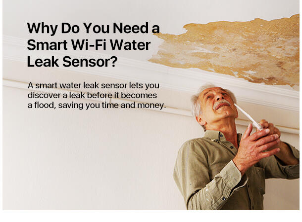 Trådløs vanndetektor - 3st