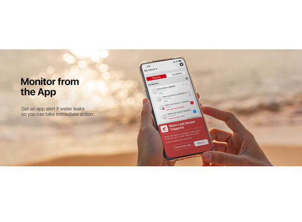 Trådløs vanndetektor - 3st