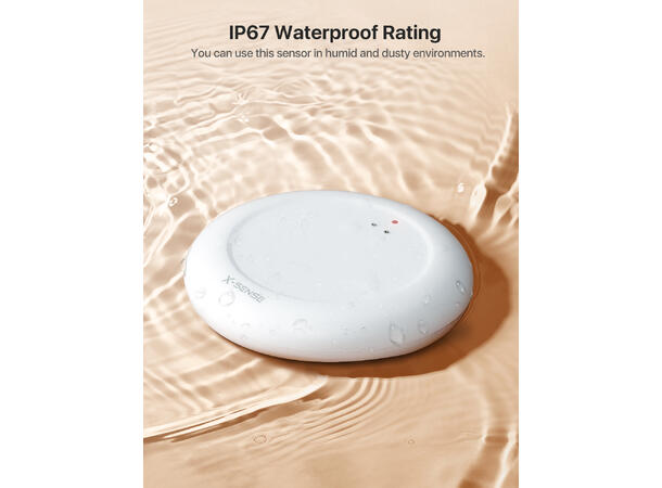 Trådløs vanndetektor - 3st