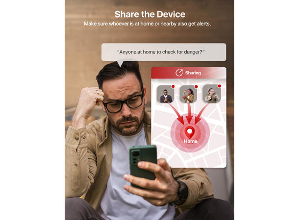 Trådløs vanndetektor - 3st