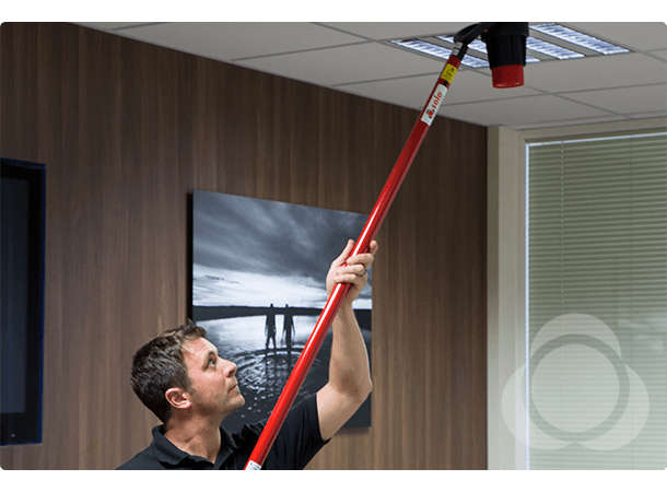 Teleskopstang 1,26 til 2,2 meter