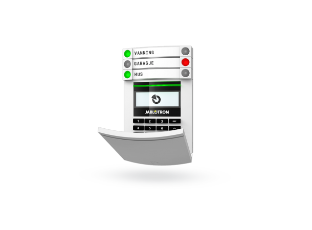 JA-100 - BUS betjening kort/kode/LCD FG-EN2 (AUX-1020/13)