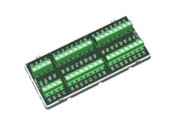 Koblingsmodul med skruterminal - 20 par