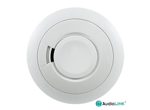 Optisk røykvarsler - 10 års - Audiolink Trådløs sammenkobling - RadioLink
