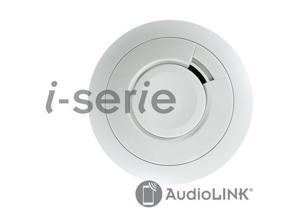 Optisk røykvarsler - 10 års - Audiolink Trådløs sammenkobling - RadioLink