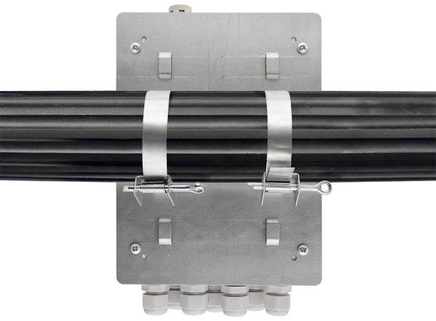 4+2  porter PoE switch utendørs kabinett 30W