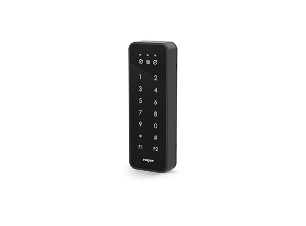 Innendørs kode/kortleser - smal - Mifare Wiegand 26..66 bit