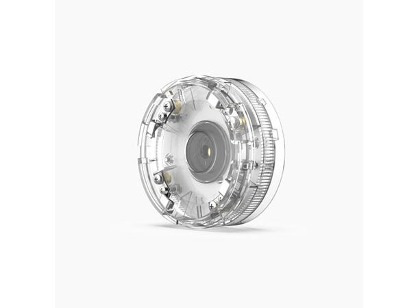 MKII sokkelsirene - 85dB - klar plast Fyreye, EN54 (FG: AAO-1081/19)
