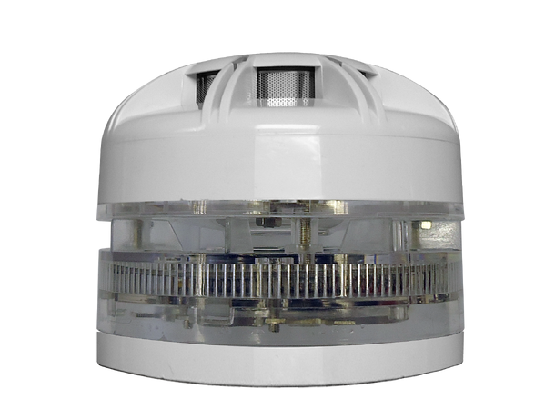 MKII sokkelsirene - 85dB - klar plast Fyreye, EN54 (FG: AAO-1081/19)