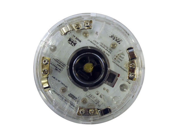MKII sokkelsirene - 85dB - klar plast Fyreye, EN54 (FG: AAO-1081/19)