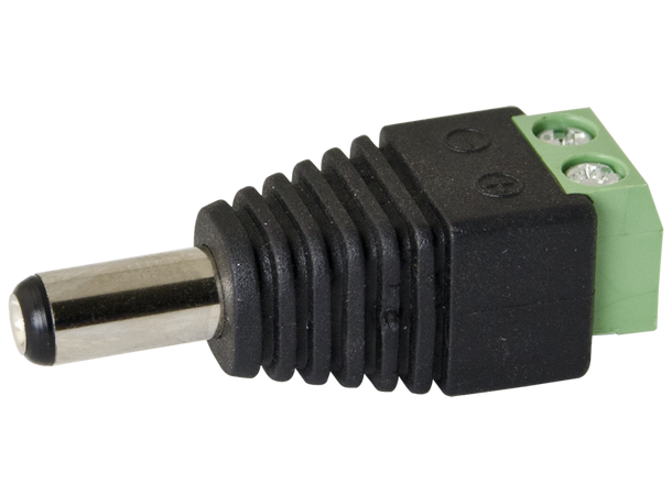 DC pluggadapter med skruterminal - HUN DC 5,5/2,2 HUN
