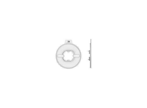 MKII adresseplate for MKII serien sokler Fyreye