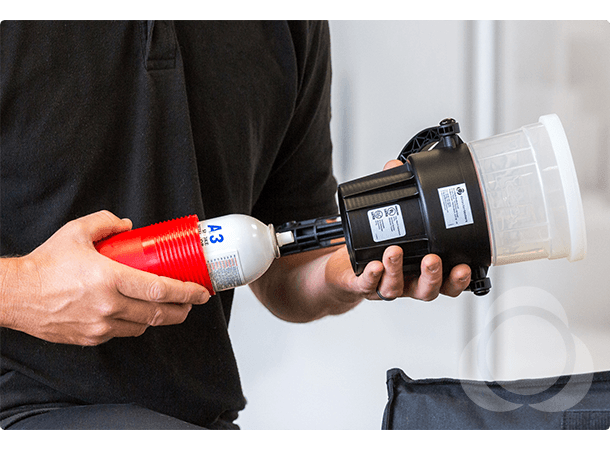 Testgass holder for SOLO - 100 mm ø