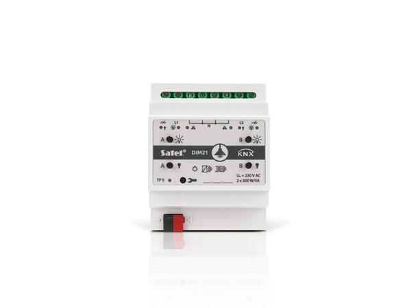 KNX dimmer-modul - 2 kanaler Satel