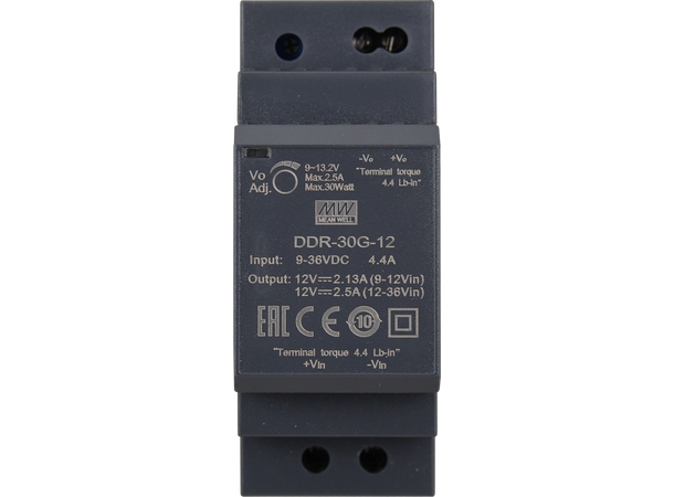DIN skinne stepdown modul - 2,5A Mean Well
