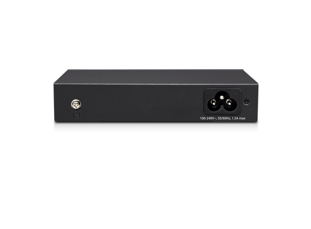 PoE switch, 4+2  porter, 4 PoE - 60W Provision